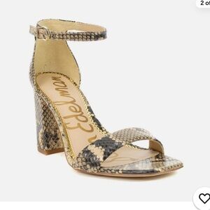 Sam Edelman Daniella Block Heal in Snake print